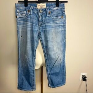 Big Star low rise cropped jeans